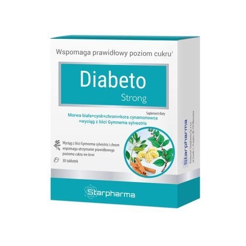 Zdjęcie Diabeto Strong, 30 tabl.