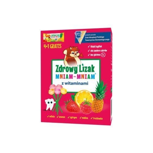 Zdjęcie Zdrowy Lizak Mniam-Mniam z witaminami,  5SZT