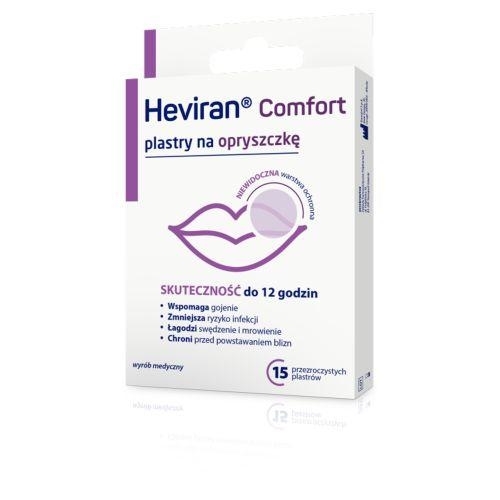 Zdjęcie Heviran Comfort Plastry na opryszczkę 15szt.