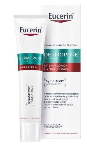 Zdjęcie EUCERIN DERMOPURE HYDRA REPAIR Krem kojący nawilżający regenerujący 40ml