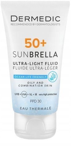 Zdjęcie Dermedic SUNBRELLA Ultralekki krem SPF50+ skóra tłusta i mieszana 40ml
