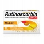 Zdjęcie Rutinoscorbin Max D3 2000, 60 ...