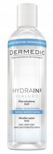 Zdjęcie Dermedic Hydrain 3 Hialuro płyn micelarny H2O 200 ml skóra sucha