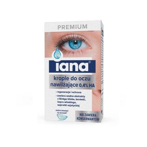 Zdjęcie Iana Premium Krople do oczu IANA 0,4% bez konserwantów, 10ml