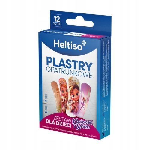 Zdjęcie Heltiso Zestaw dla dzieci Księżniczki i Wróżki, plastry opatrunkowe, 12szt.