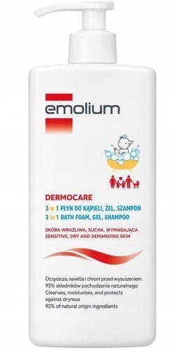 Zdjęcie Emolium Dermocare Płyn, żel, szampon, 3W1,  750ml