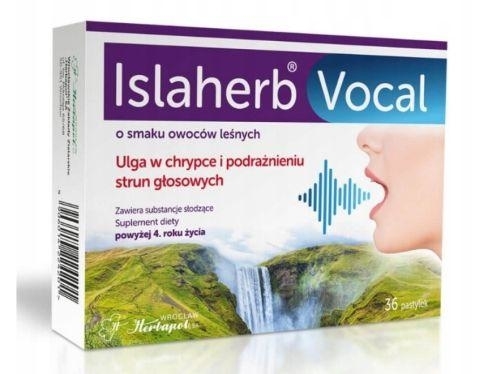 Zdjęcie Islaherb Vocal pastylki do ssania 36pastyl.