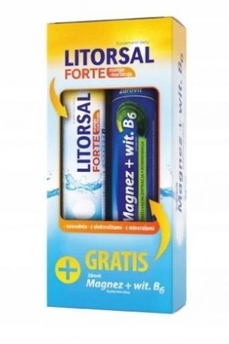 Zdjęcie Litorsal Forte mango-marakuja + MgB6 tabl.