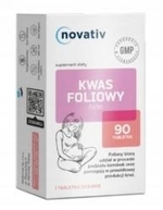 Zdjęcie Novativ Kwas Foliowy Forte, 90...