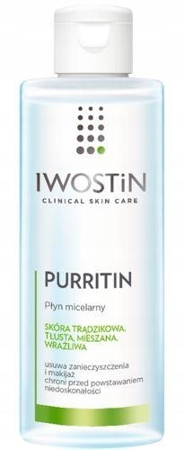 Zdjęcie IWOSTIN PURRITIN Płyn micelarny, 215 ml