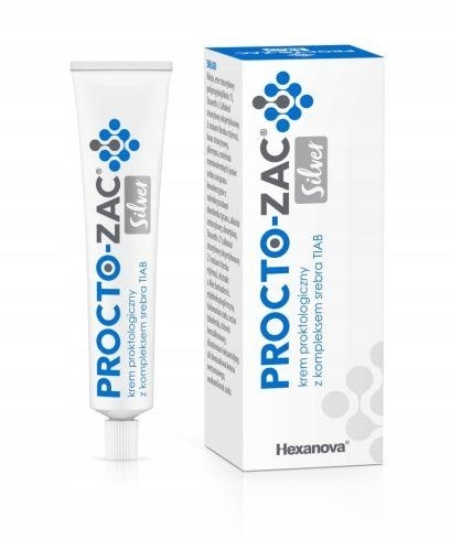 Zdjęcie Procto-Zac Silver krem proktologiczny z kompleksem srebra TIAB 25 ml