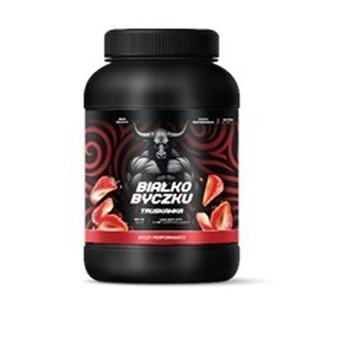 Zdjęcie Byczku Białko Byczku truskawka proszek 1kg